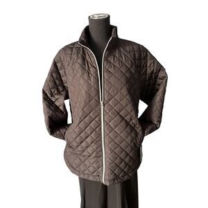 Marc New York Lightweight quilted Black jacket Size M NWT